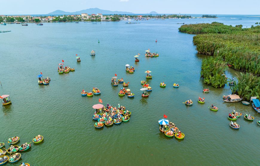 Combo Entry ticket: Thanh Ha Pottery Park and Cam Thanh Basket Boat ride for 2 pax