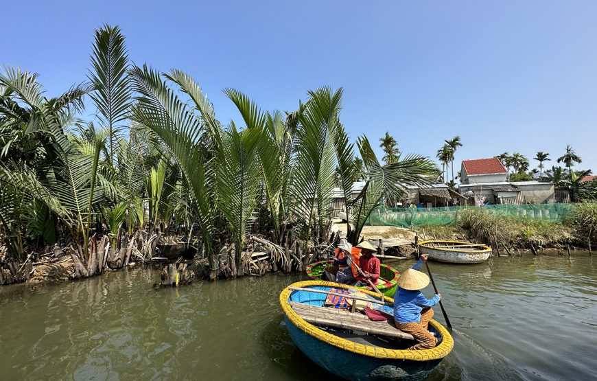 Combo Entry ticket: Thanh Ha Pottery Park and Cam Thanh Basket Boat ride for 2 pax
