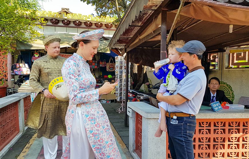 Half-day Hoi An Cyclo Tour In Vietnamese Traditional Ao Dai