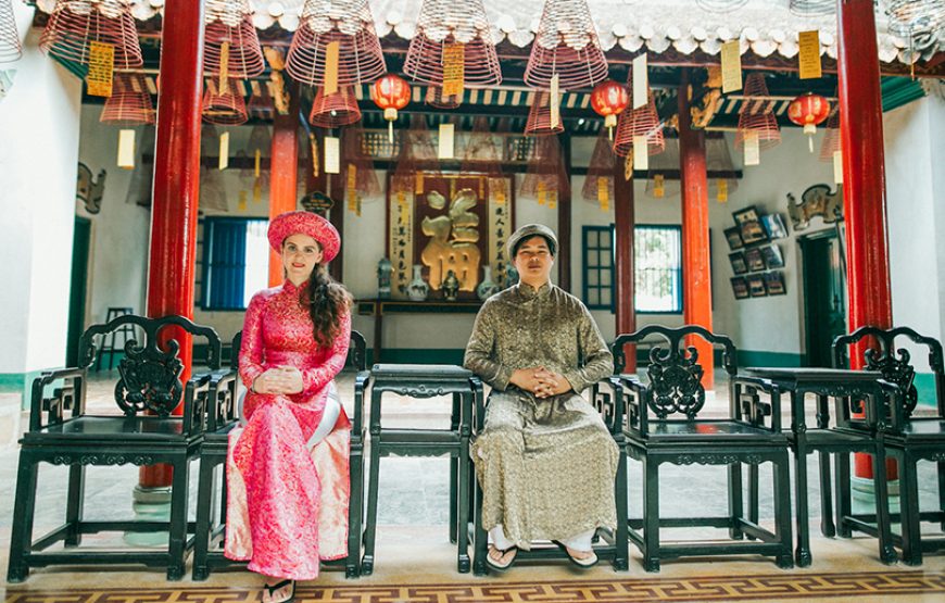 Half-day Hoi An Cyclo Tour In Vietnamese Traditional Ao Dai