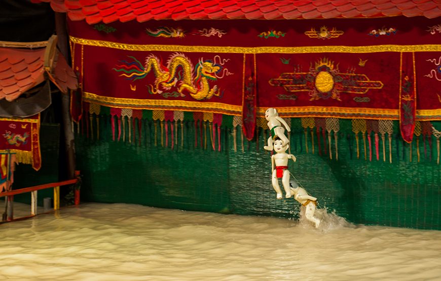 Private tour: Ha Noi Water Puppet Show With Buffet Dinner