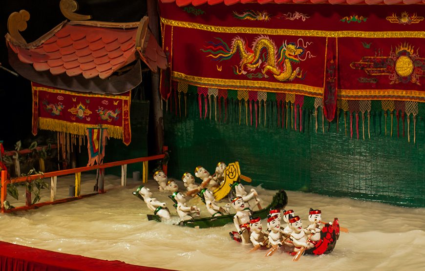 Private tour: Ha Noi Water Puppet Show With Buffet Dinner