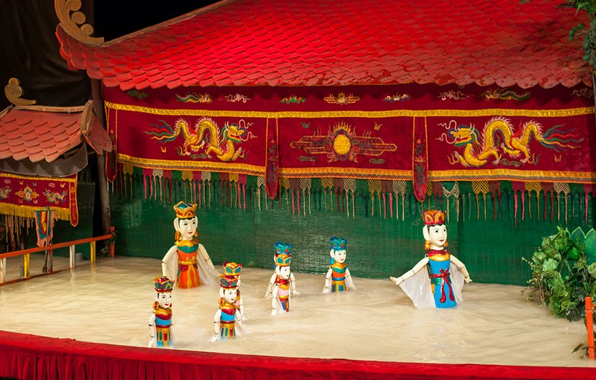 Private tour: Ha Noi Water Puppet Show With Buffet Dinner