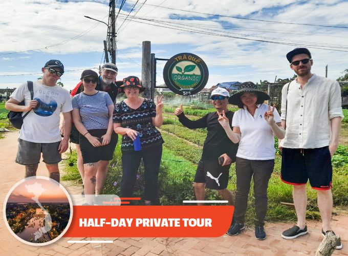 Private tour: Half-day Foodie Tour By Bicycle & Visit Tra Que Vegetable Village