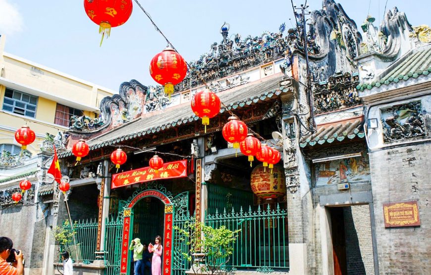 Private tour: Half-day Ho Chi Minh City China Town By Cyclo