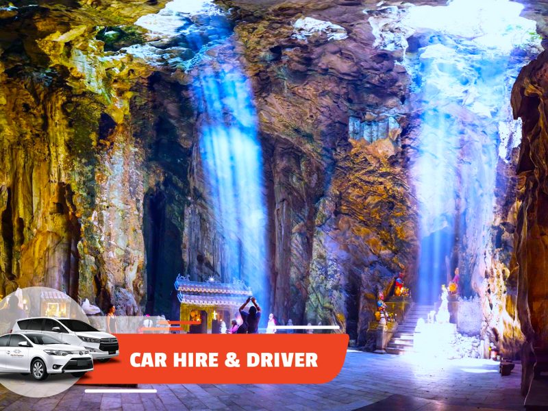 Car Hire & Driver: Da Nang Center – Marble Mountain (Half-day)
