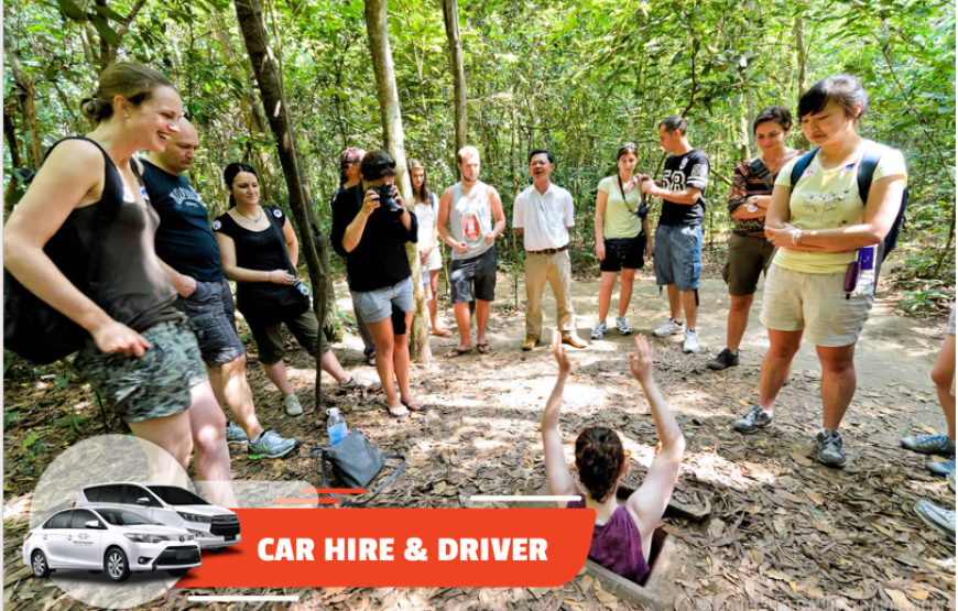 Car Hire & Driver: Cu Chi  (Half-day)
